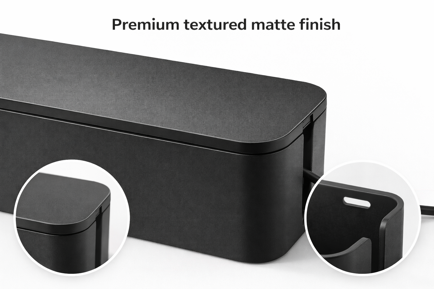 Cable Management Box – Hide Power Strips & Cable Clutter