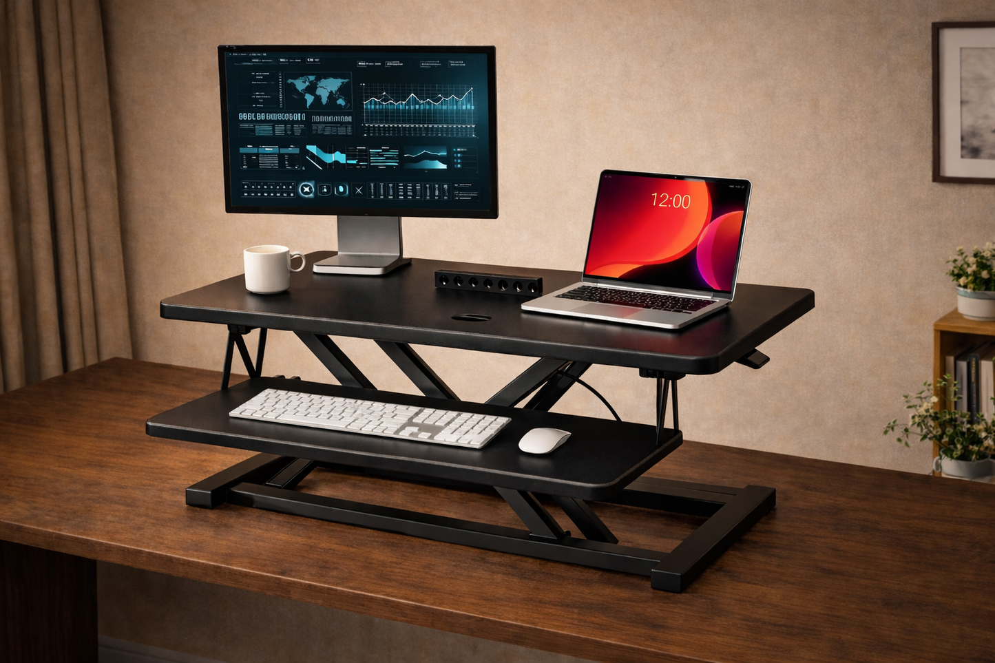 Turn Any Desk Into a Standing Workstation — In Seconds