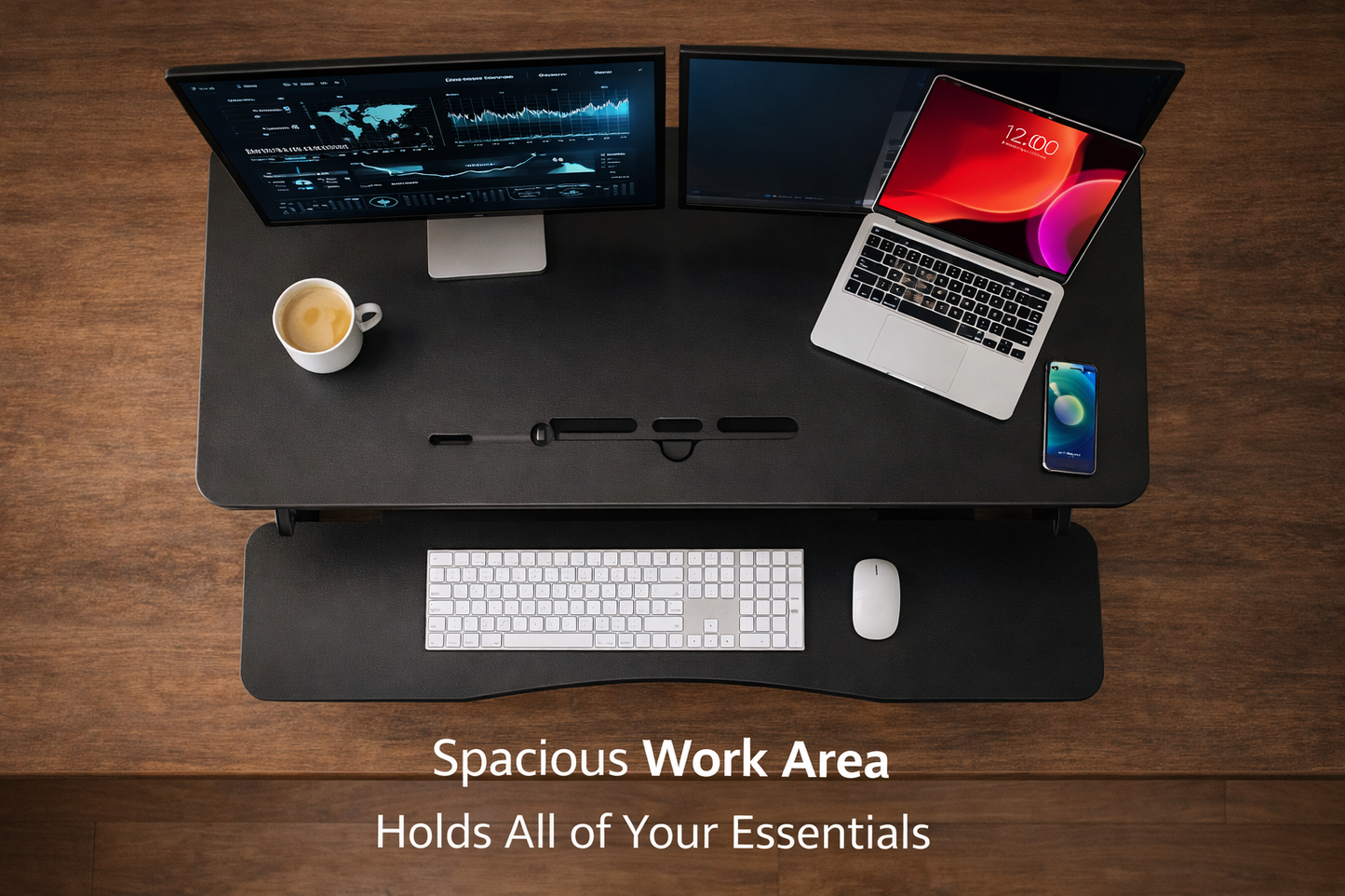 Turn Any Desk Into a Standing Workstation — In Seconds