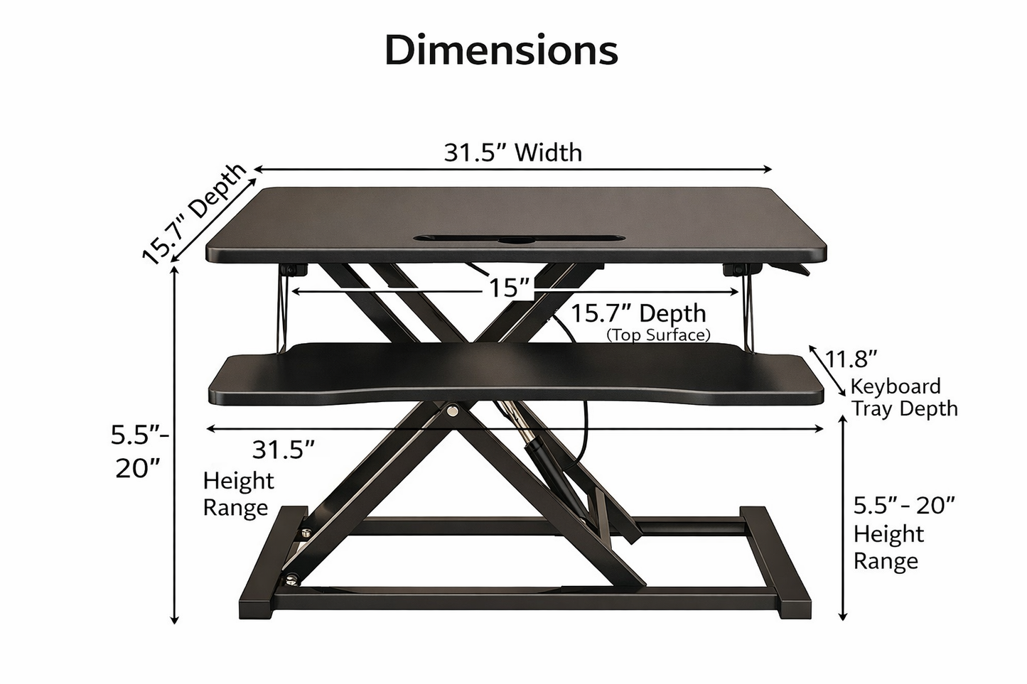 Turn Any Desk Into a Standing Workstation — In Seconds